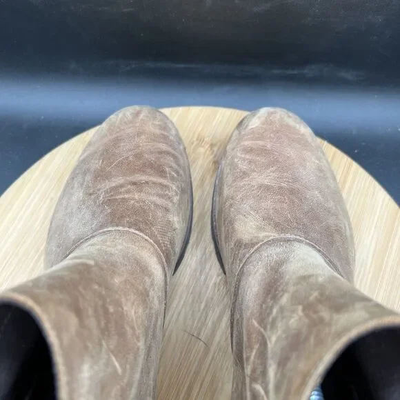 Sorel Harlow Womens Size 8 Brown Zip Waterproof Leather Boots NL3735-242 - Picture 6 of 9